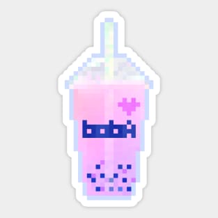 Pixel Boba - Cotton Candy Sticker
